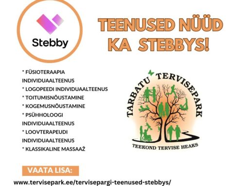 Tarbatu Tervisepargi teenused nüüd ka Stebbys!